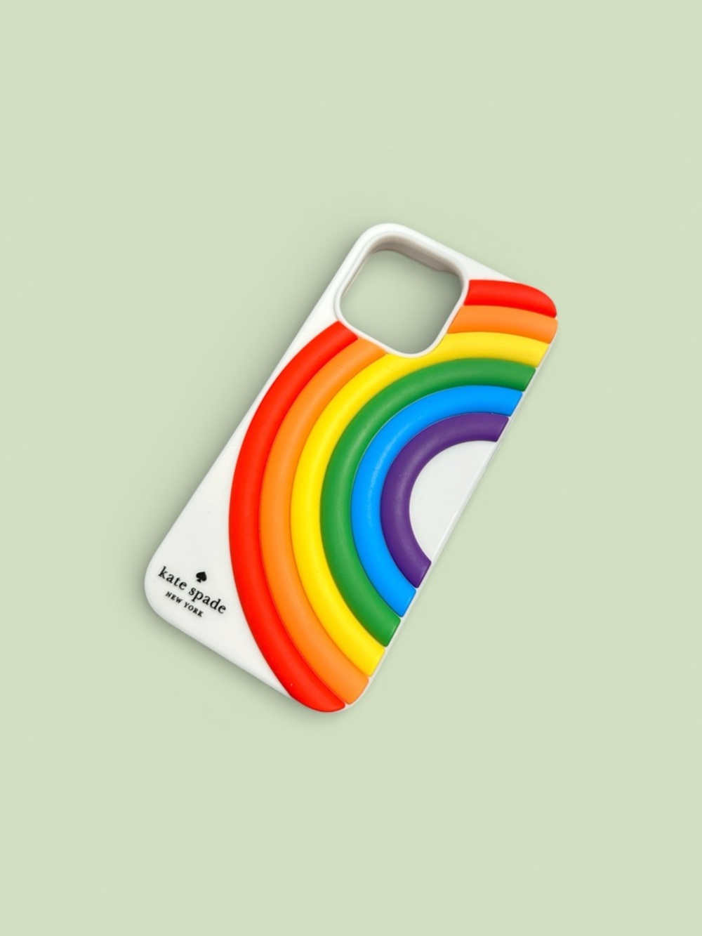 Kate Spade Rainbow Silicone iPhone 14 Case